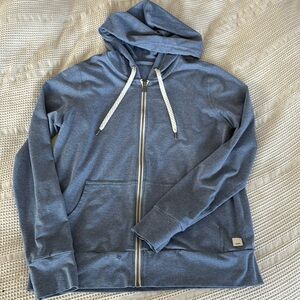 Vuori Performance Hoodie 2.0 Blue Quartz Heather size Small